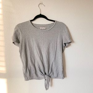 Grey Madewell Knot Tee